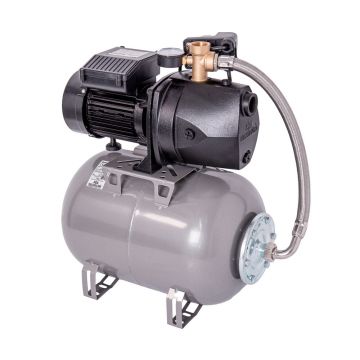 Hidrofor cu pompa autoamorsanta Wasserkonig HWK900-4.6/25H , fonta, putere 900 W, debit 3900 l/h, inaltime refulare 46 m, vas de expansiune 24 l