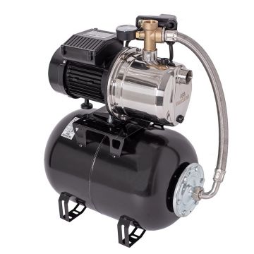 Hidrofor cu pompa autoamorsanta Wasserkonig IL457225, inox, putere 1050 W, debit 4320 l/h, inaltime refulare 45 m, vas de expansiune 24 l