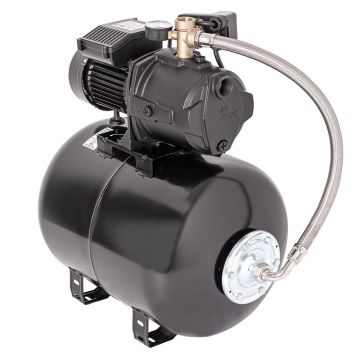 Hidrofor cu pompa autoamorsanta Wasserkonig WSK4950-50, corp fonta, putere 1200 W, debit 4860 l/h, inaltime refulare 50 m, vas de expansiune 50 litri