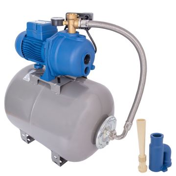 Hidrofor cu pompa de mare adancime Wasserkonig STA1003/50H, putere 740 W, debit 900 l/h, inaltime refulare 26 m, aspiratie 25 m, vas de expansiune 50 litri