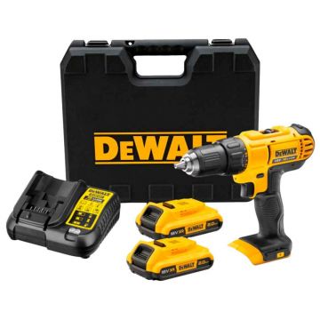 Masina de gaurit si insurubat cu acumulatori Dewalt DCD771D2, 18 V/2.0 Ah, cuplu maxim 42 Nm,  incarcator