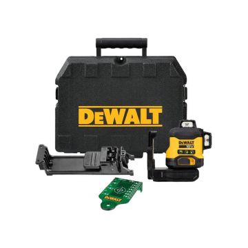 Nivela laser cu 3 linii DeWALT DCLE34031N, fascicul verde, compatibila cu acumulator XR 18V, 40 /100 m