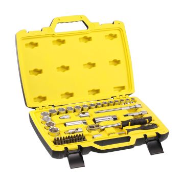 Trusa 49 piese Stanley FATMAX FMMT82684-1, 3/8