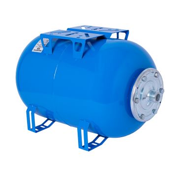 Vas de expansiune orizontal Aquasystem VAO24BLUE, apa rece, volum 24 l, 10 bar