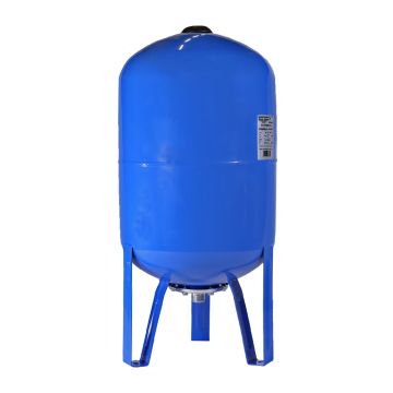 Vas de expansiune vertical Wassertechnik WTH50VBLUE, apa rece, volum 50 l, presiune max.10 bari, cu suport