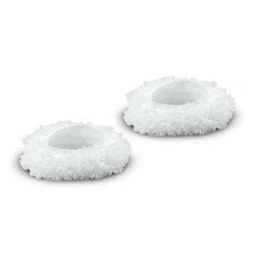 Lavete microfibre pentru perie rotunda mare Karcher 2.863-243.0