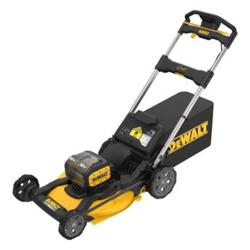 Masina electrica de tuns gazon Dewalt DCMWP134W2, cu 2 acumulatori Li-Ion 18 V/8.0 Ah, 53 cm