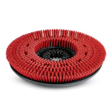 Perie tip disc Karcher 4.905-010.0, culoare rosie, duritate medie pentru B 60 Bp;B 80; B 90, 355 mm