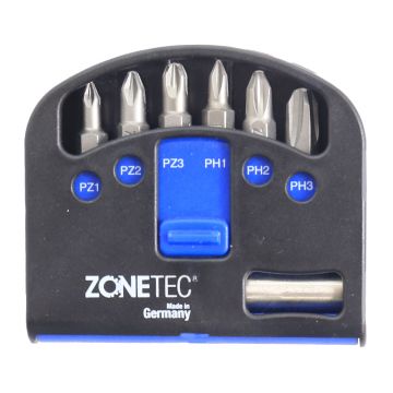 Set 6 biti PH si PZ Zonetec ZA1986-3, hex 1/4