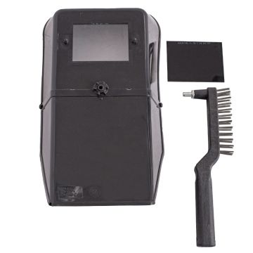 Set masca sudura cu perie si ciocanel  Tehnoweld E9400MMS