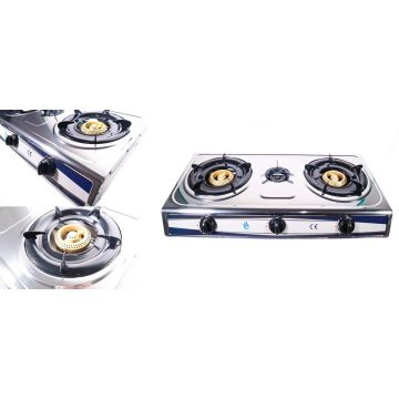 Aragaz Exterior EurGas Inox 3 Q 2.6 kW INGCO B4627