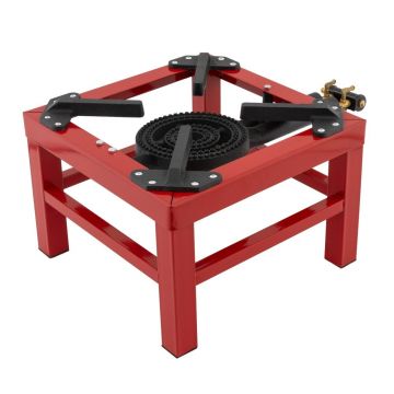 Arzator Pirostrie cu 2 inele PROPAN-BUTAN, R02 Gaz, 350x350mm, EurGas B4195