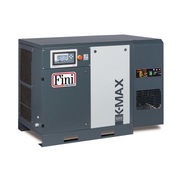 Compresor cu surub Fini K-MAX 38-08 ES, 37 kW, 7.5 bar, 6600 l/min, cu uscator