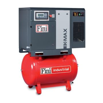 Compresor cu surub, turatie variabila, Fini K-MAX 7.5-08-270 ES VS, 270 l, 7.5 kW, 8 bar, 1300- 600 l/min, cu uscator