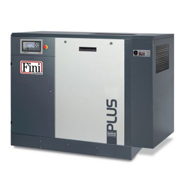 Compresor cu surub, turatie variabila Fini PLUS 38-08 ES VS, 400 V, 37 kW, 8bar, 6000 l/min, cu uscator