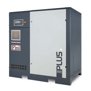 Compresor cu surub, turatie variabila Fini PLUS 38-08 VS, 400 V, 37 kW, 8bar, 5900 / 2350 l/min