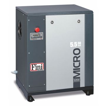Compresor de aer cu surub Fini MICRO 5.5-08, 400 V, 5.5 kW, 8 bar, 720 l/min