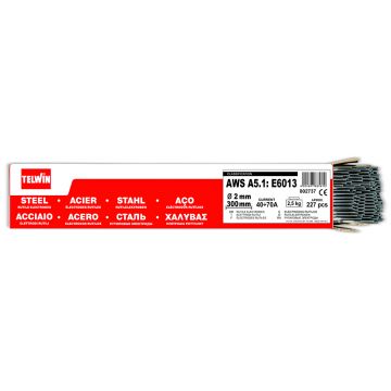 Cutie electrozi rutilici 2 mm Telwin  802737, E6013,  2.5 kg,  227 buc.