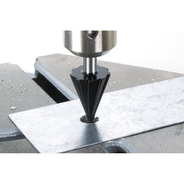 Freza de gaurire Wolfcraft 2522000, 6-25x32 mm, tija 8 mm