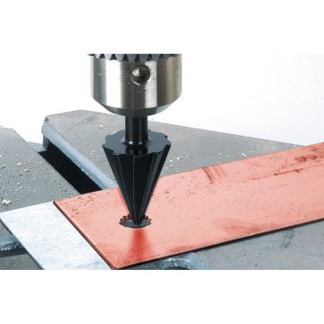 Freza de gaurire Wolfcraft 2523000, 6-24x32 mm, tija 8 mm