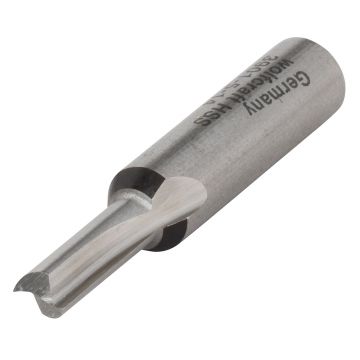 Freza dreapta HSS Wolfcraft 3901000, 5x14 mm, tija 8 mm