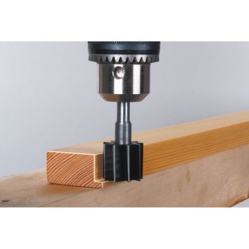 Freza pentru canale Wolfcraft 3260000, 25x22 mm, tija 8 mm