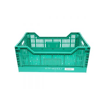 Lada, cutie plastic pliabila 595x395x250mm, verde pentru depozitare Cod: DISLK98, Breckner Germany