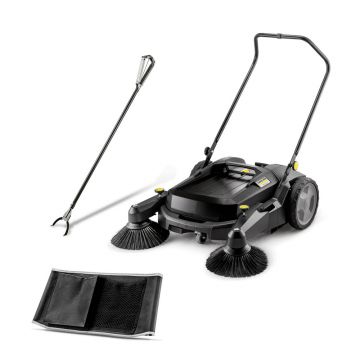 Masina de maturat impinsa manual Karcher KM 70/20 2SB Anniversary Edition, 480 / 700 / 980 mm, container 20 l, doua perii laterale