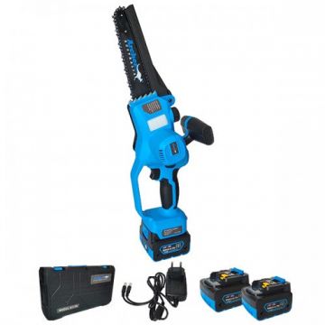 Minidrujba cu acumulator Archer A1728, 20V, lama 20 cm (8”), 2 baterii, 350W, valiza transport, greutate 2 kg