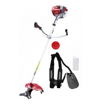 Motocoasa pe benzina Worcraft GT52-430B, 52cc, 2CP, 11000rpm, Motor 2T, Complet Accesorizata