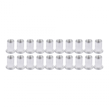 Set 20 piulite nituibile M6 YATO YT-36454 din aluminiu cu lungimea de 14 mm