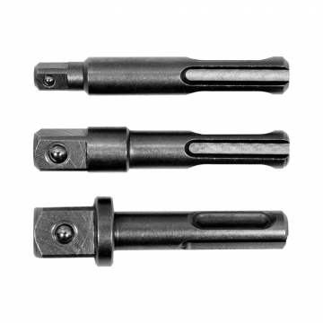 Set de 3 adaptoare Yato YT-04686 SDS Plus din otel CrMo 1 4 3 8 1 2 inch