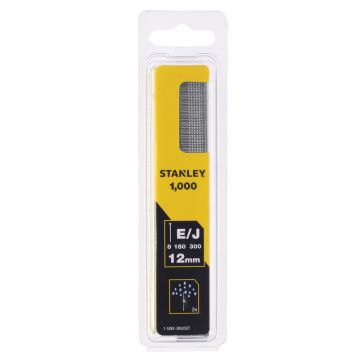 Cuie tip E/J 8/180/300 din otel galvanizat Stanley 1-SWK-BN050T, pachet 1000 buc, 12 mm