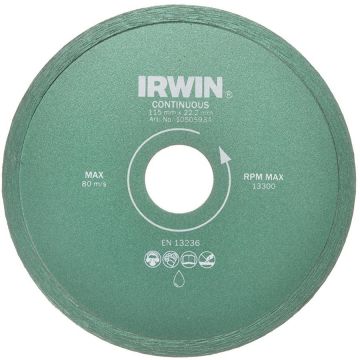 Disc Diamantat Segment Continuu Ceramica 115mm/22.2mm