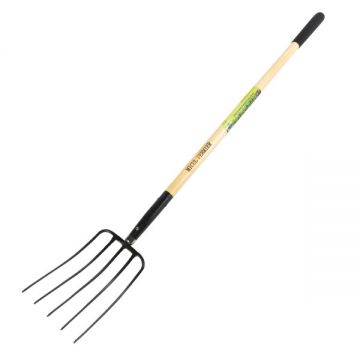Furca cu 5 Dinti, Maner Lemn, 1520 mm, Micul Fermier GF-2448