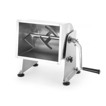 Malaxor manual pentru carne basculant ,otel inoxidabil ,11L,240x460x(H)410