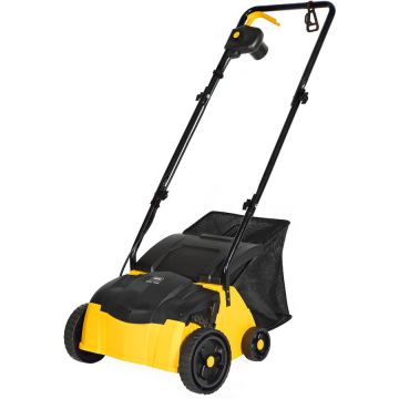 Masina de Tuns Iarba MPC 1400 2in1 Motor Electric 1400W Sac 35L Latime Lucru 32Cm Reglaj Central Negru-Galben