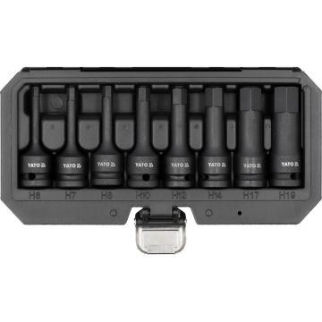 Set 8 chei tubulare de impact hexagonale 1/2'' – Scule profesionale pentru mecanica si service auto