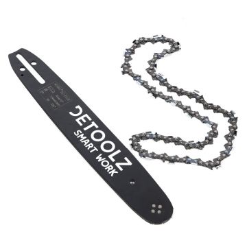 Set Lama si Lant Drujba Detoolz DZ-D109, Lungime 13'', pas 0.325'', Grosime 1.5mm, 56 pinteni, 28 dinti, Full Chisel