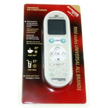 Telecomanda Universala Compatibila Cu Majoritatea Modelelor De Aer Conditionat Display Luminat Alb