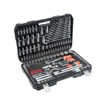 Trusa scule Yato 216 piese – tubulare, chei combinate, antrenor, biti, GRF YT-38841