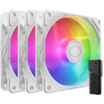 Ventilator 3-in-1 SickleFlow Edge 120 ARGB Alb