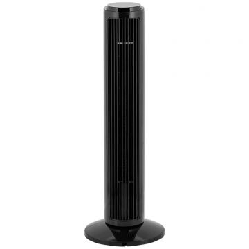 Ventilator Camera Turn 74CM Negru