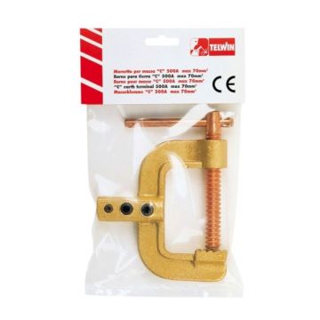 Cleste de masa Telwin 802536, Cordoba, 500 A, sectiune maxima cablu 70 mmp, blister