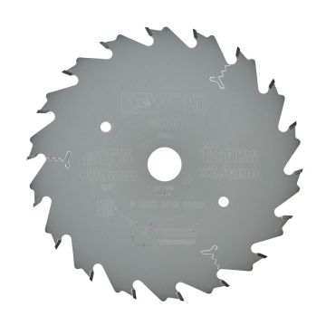 Disc Dewalt DT1089 pentru fierastrau circular, D 165x20x1.6 mm, 18 dinti, pentru taiere in lemn