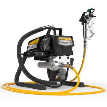 Pompa airless cu membrana Wagner Pro Spray 3.21 HEA Skid, WA2384152, debit material 2 l/min, duza max. 0,023”, motor electric 1,03 kW