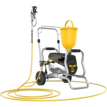 Pompa airless cu membrana Wagner SuperFinish 23 CR Cart spraypack, WA2415601, debit material 2.6 l/min, duza max. 0.023″, motor electric 1.3 kW