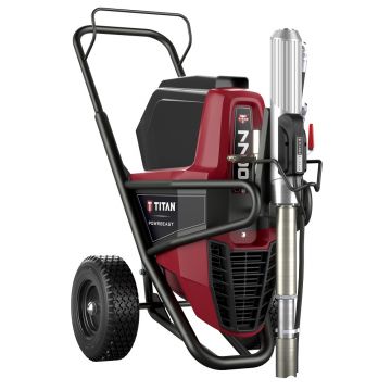 Pompa airless electrica Titan PowrBeast 7700 TT1007020, debit material 6 l/min, duza max 0.043″, motor electric 3.1 kW