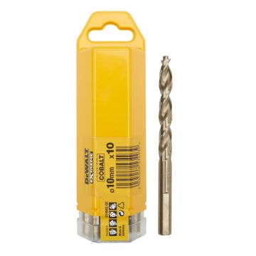 Set 10 burghie pentru metal DeWALT DT4942, tip HSS-E, cobalt, 10.0x87x133 mm