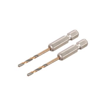 Set 2 burghie multimaterial  DeWALT DT20601, coada hexagonala 2.5 X 15 X 60 mm